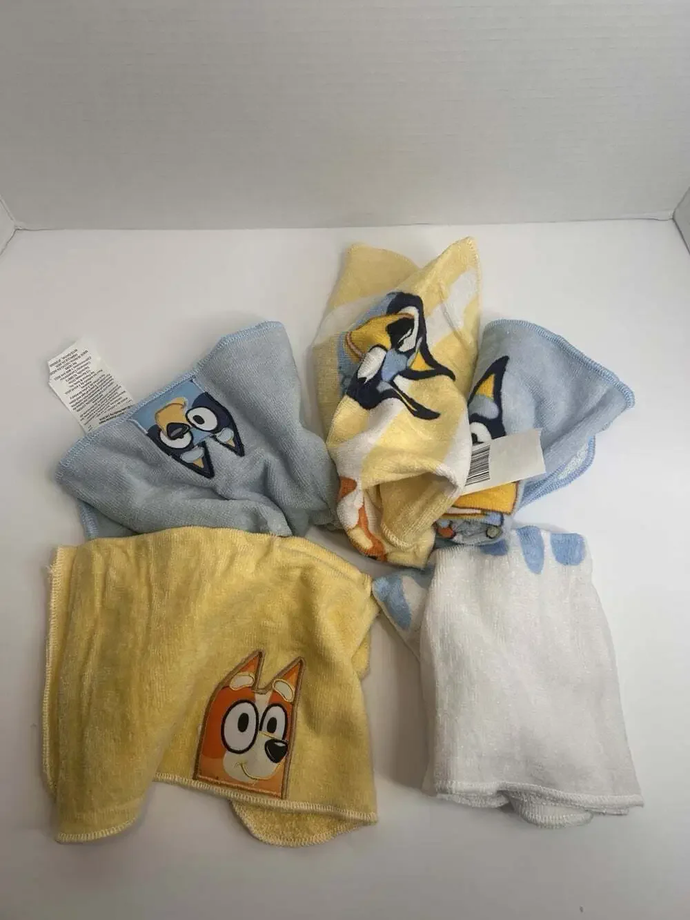 Bluey 5pk Kids Cotton Washcloths
